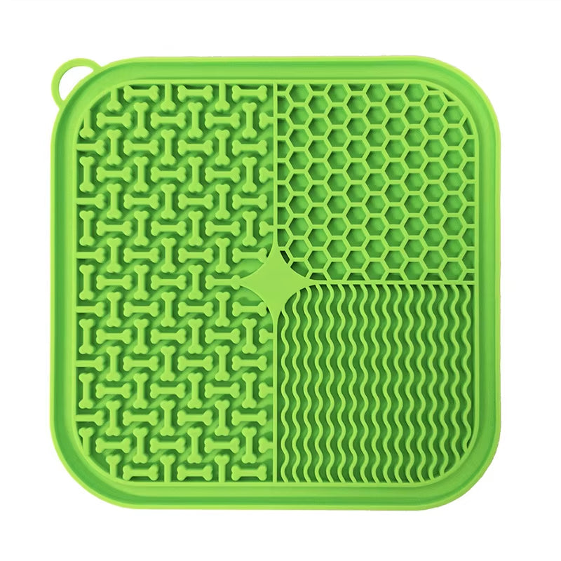 Custom Pet Licking Mat Feeder Cat Dog Lick Mat Eco-Friendly Pet Slow Feeder Silicone Lick Mats for Dogs Pet