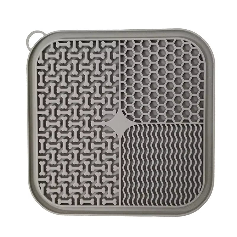 Custom Pet Licking Mat Feeder Cat Dog Lick Mat Eco-Friendly Pet Slow Feeder Silicone Lick Mats for Dogs Pet