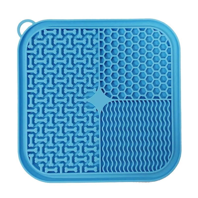 Custom Pet Licking Mat Feeder Cat Dog Lick Mat Eco-Friendly Pet Slow Feeder Silicone Lick Mats for Dogs Pet